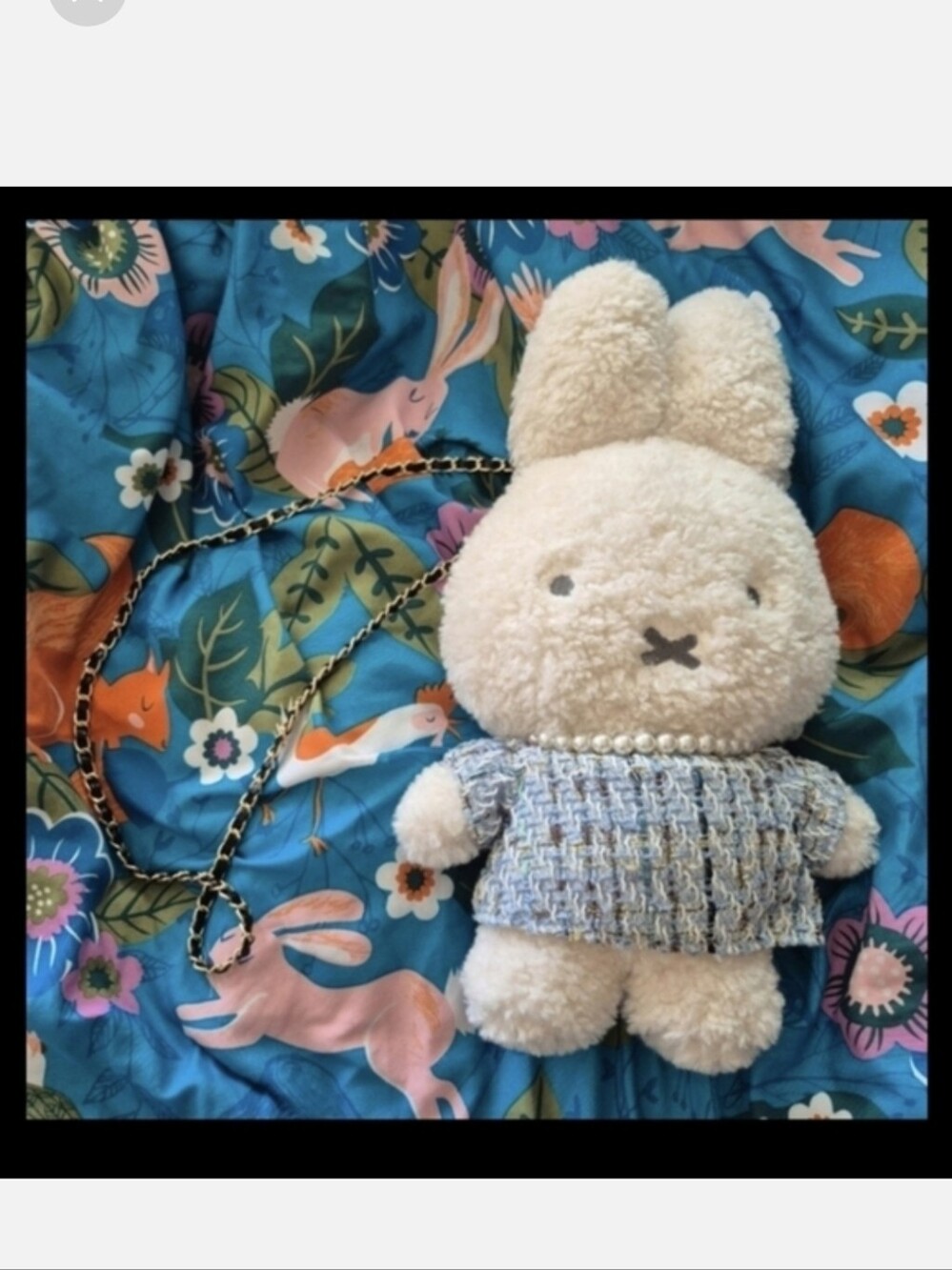 New! Miffy Plush Crossbody Bag From Japan